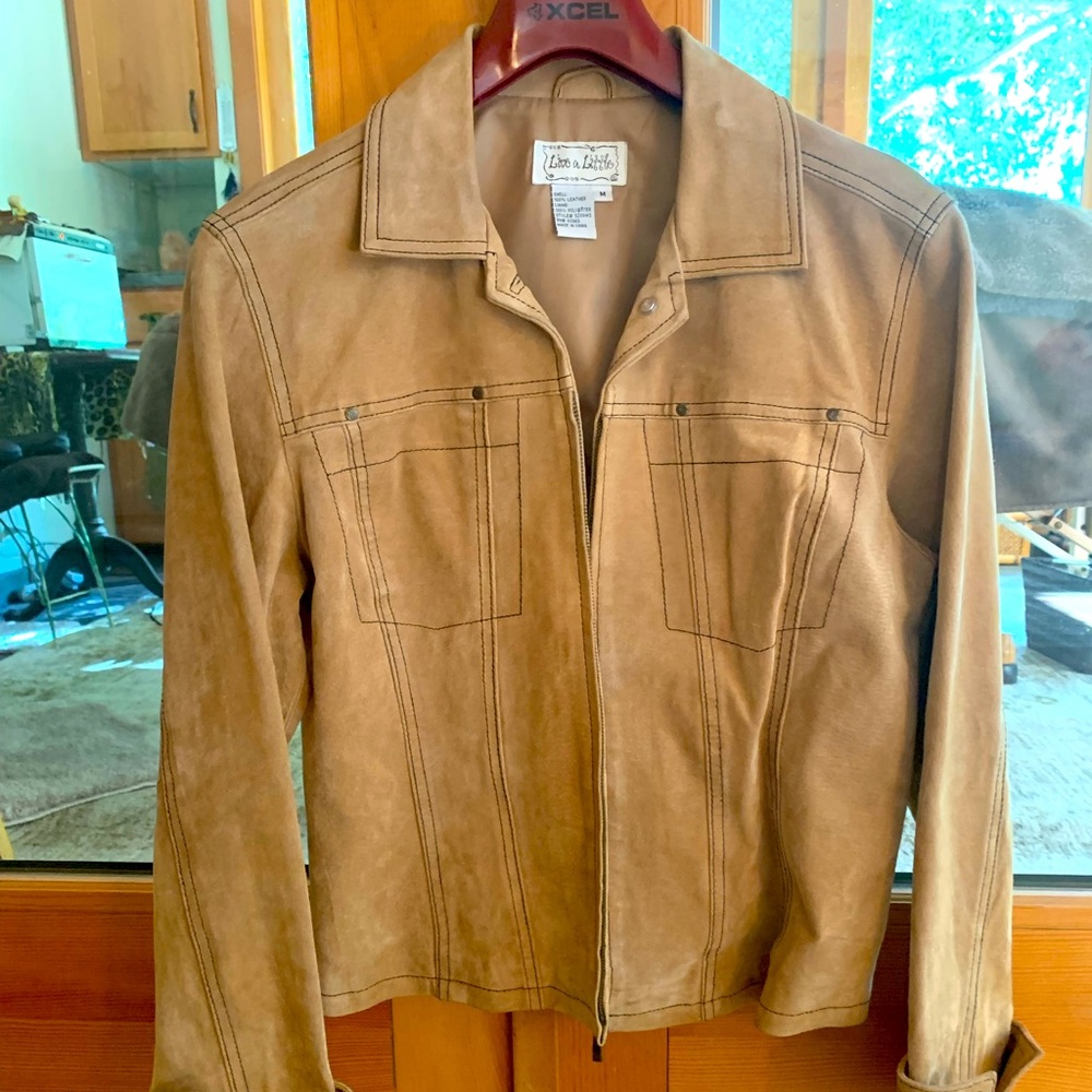 Beautiful suede leather jacket